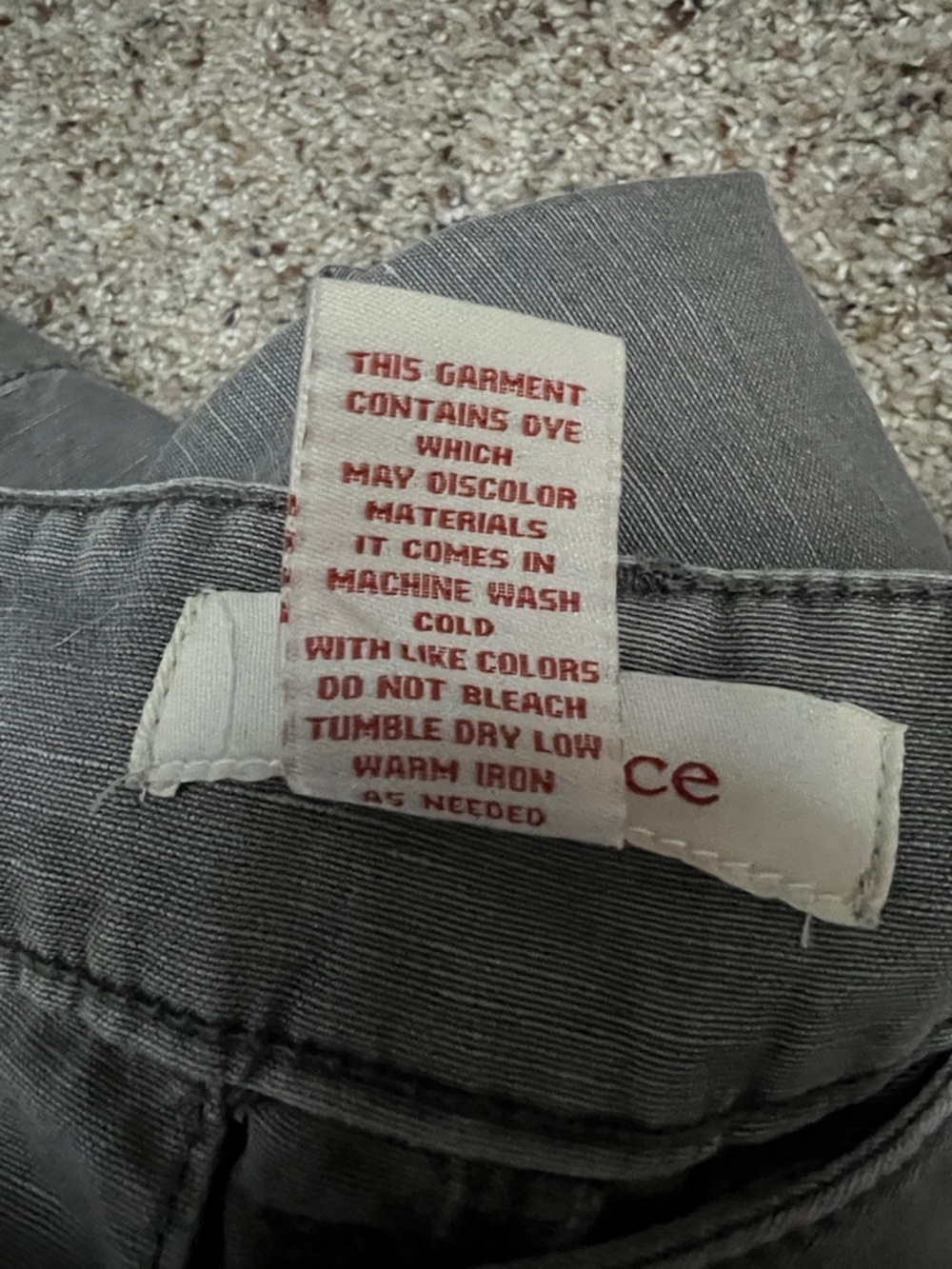SUNDANCE Gray Organia Lace Roll Up Pant - Picture 10 of 11